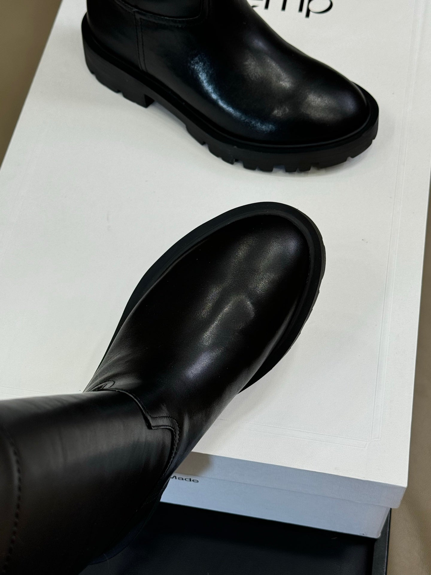 Gucci 2025 Arc de Triomphe Boot Black Calfskin 562168