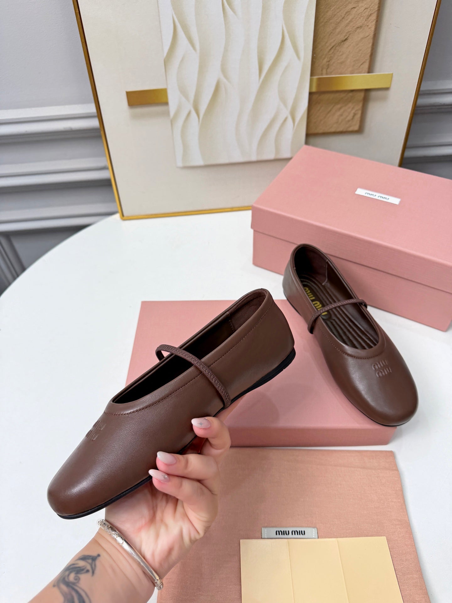 Miumiu 2026 Ballet Flat Nappa Leather 956928
