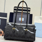 Prada 2026 Shoulder Bag 31cm Black Leather 345568