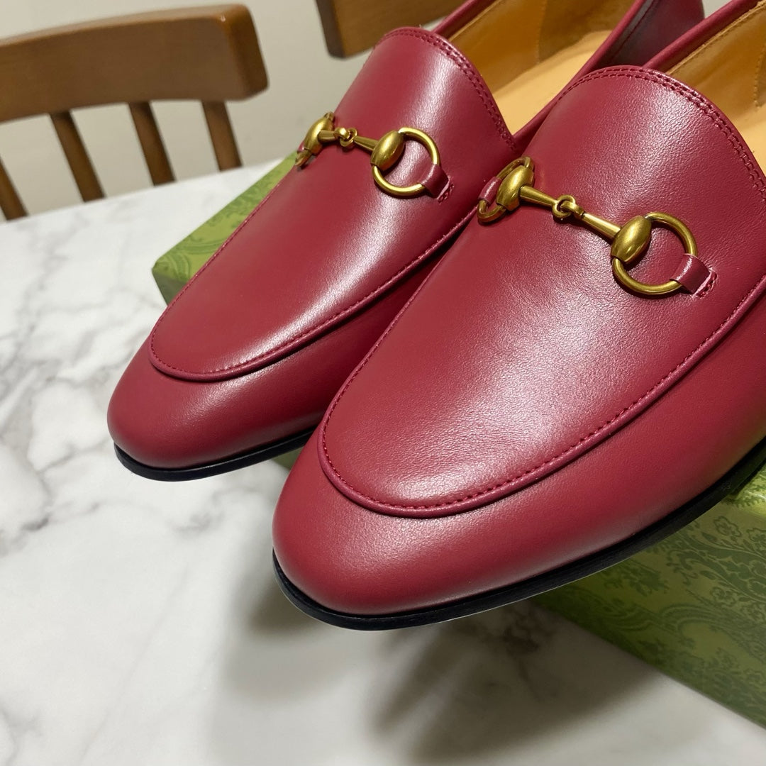 GG Jordaan Loafer Dark Red Calfskin