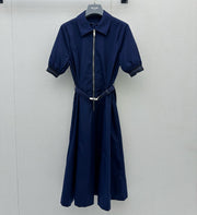Prada 2026 Dress Navy Polyester 402790