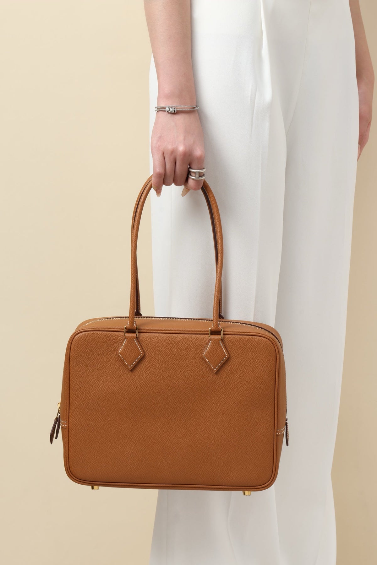 High-end Hermes 2026 Plume Bag 28cm Epsom Leather