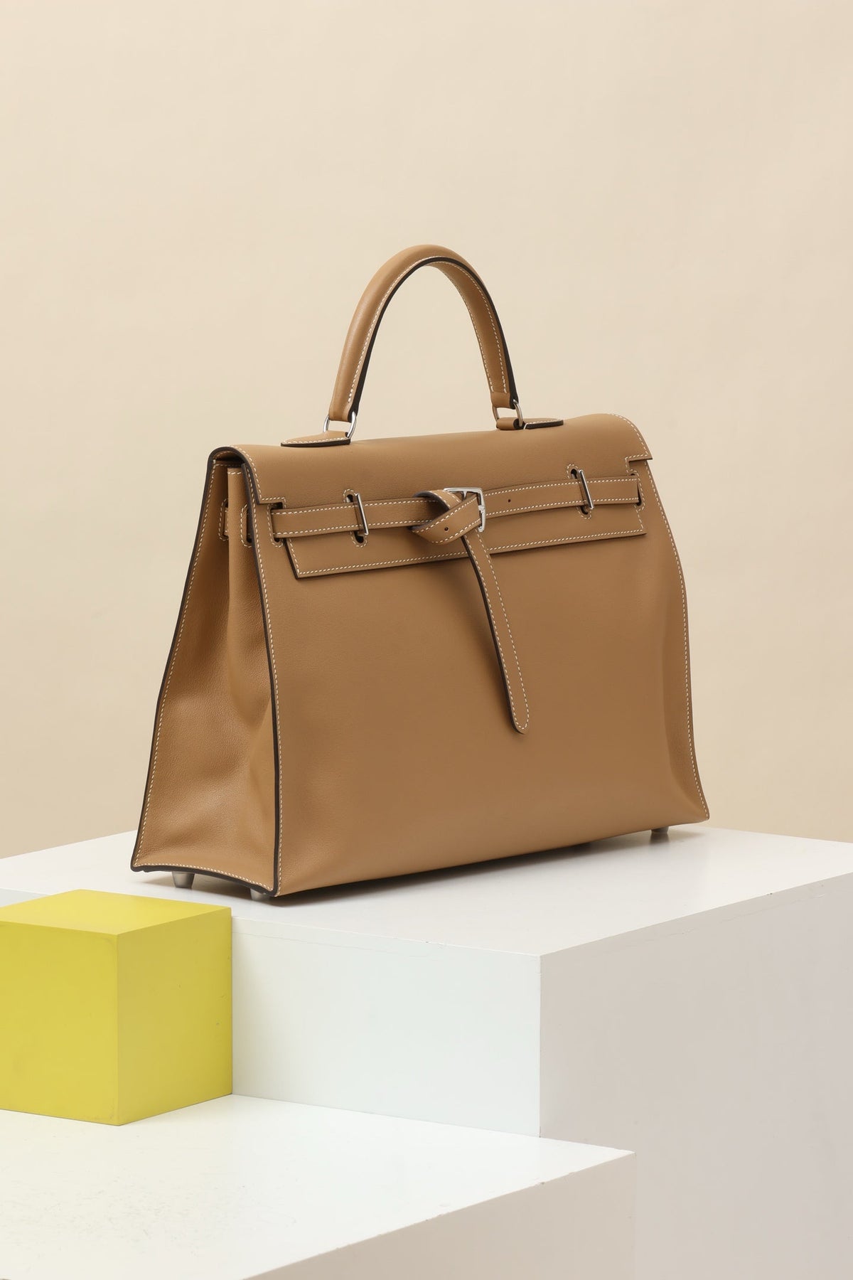 High-end Hermes 2026 Kelly Flat Bag 35cm Swift Calfskin