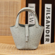 High-end Hermes 2026 Picotin Lock 14 Bag Ostrich Leather