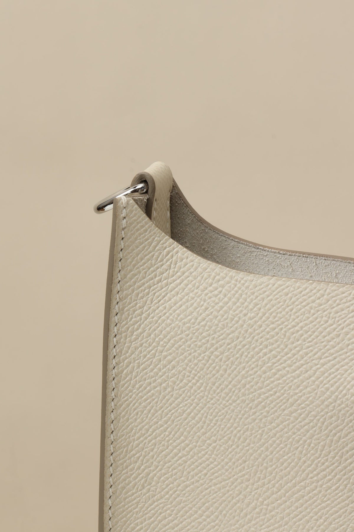 High-end Hermes 2026 Evelyne Sellier Bag 19.5cm Epsom Calfskin