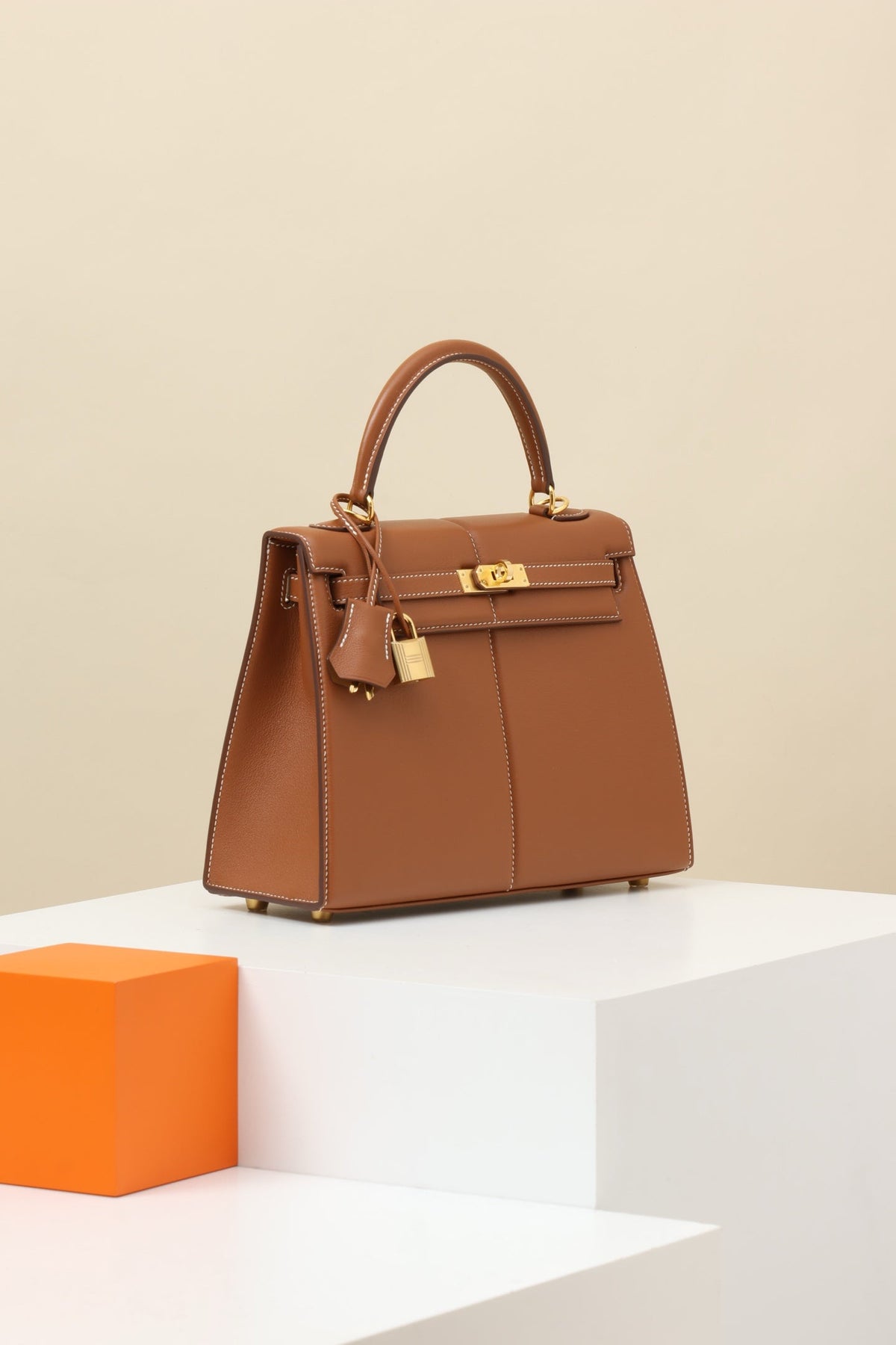 High-end Hermes 2026 Padded Kelly Sellier Bag 25cm Swift Leather