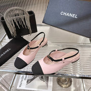 CC 2026 Retro Sandals Light Pink Black Sheepskin 668078