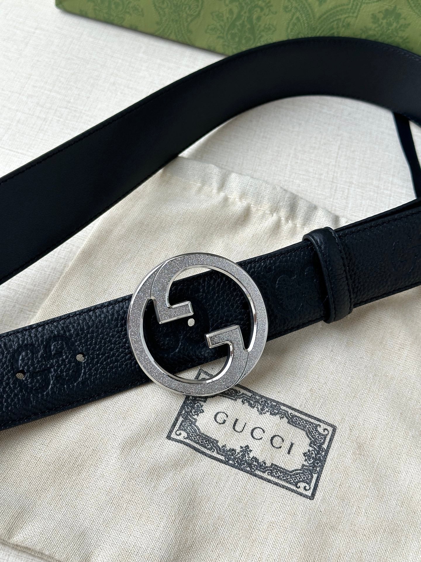 Gucci 2026 Blondie Wide Belt 40mm Calfskin