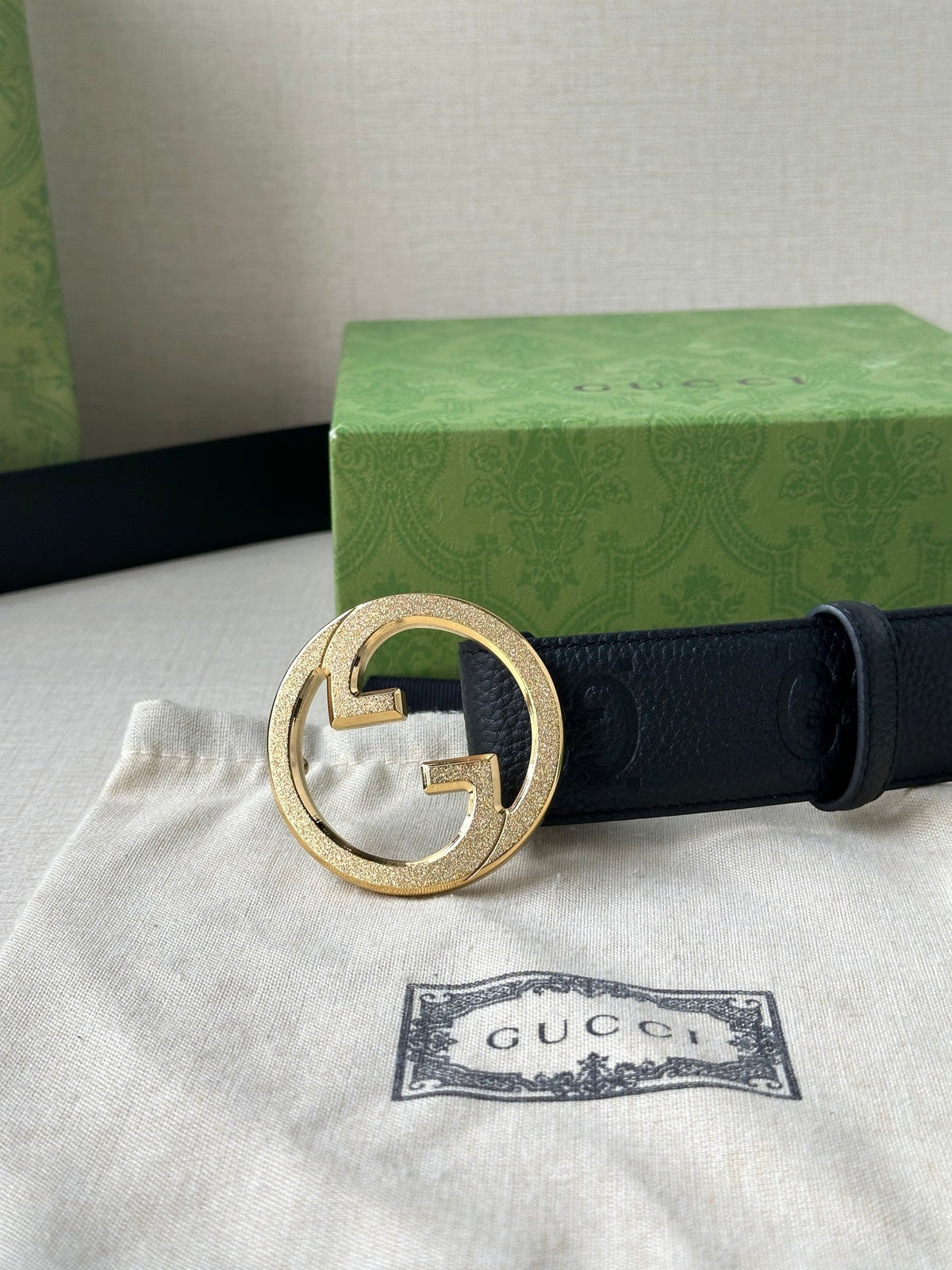 Gucci 2026 Blondie Wide Belt 40mm Calfskin