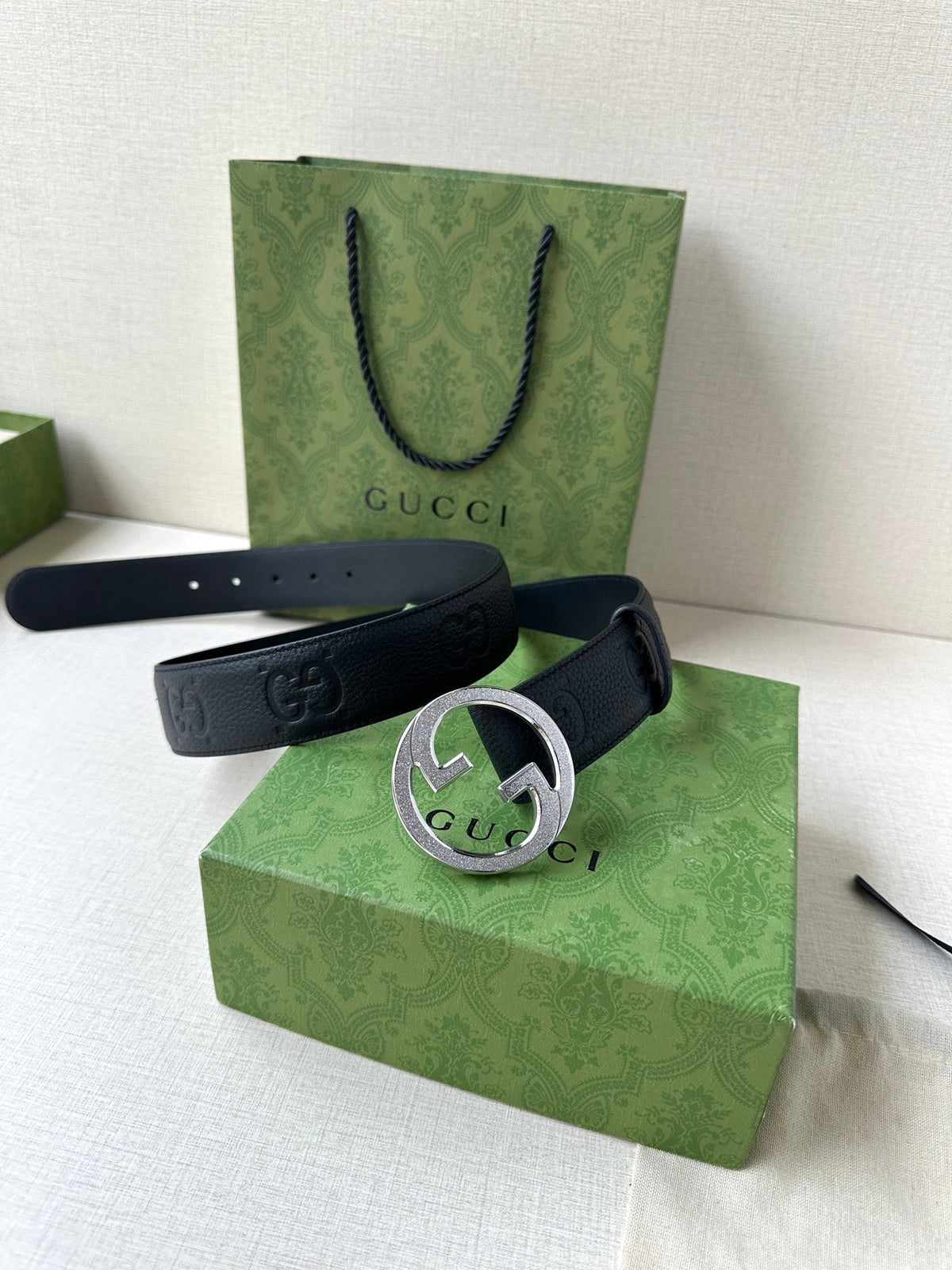 Gucci 2026 Blondie Wide Belt 40mm Calfskin