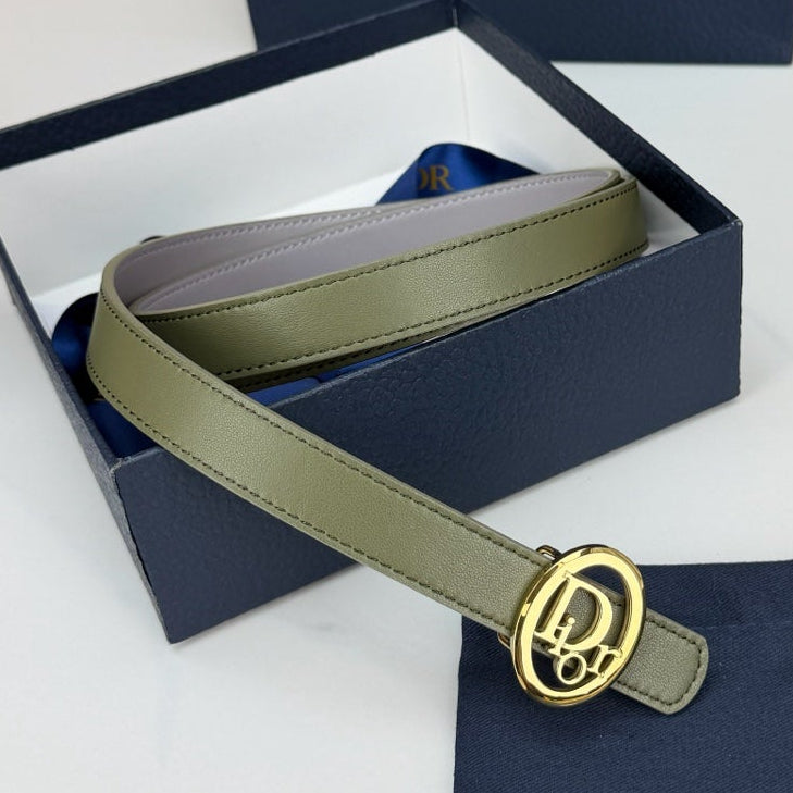 Dior 2026 Reversible CD Icon Belt 20mm Calfskin