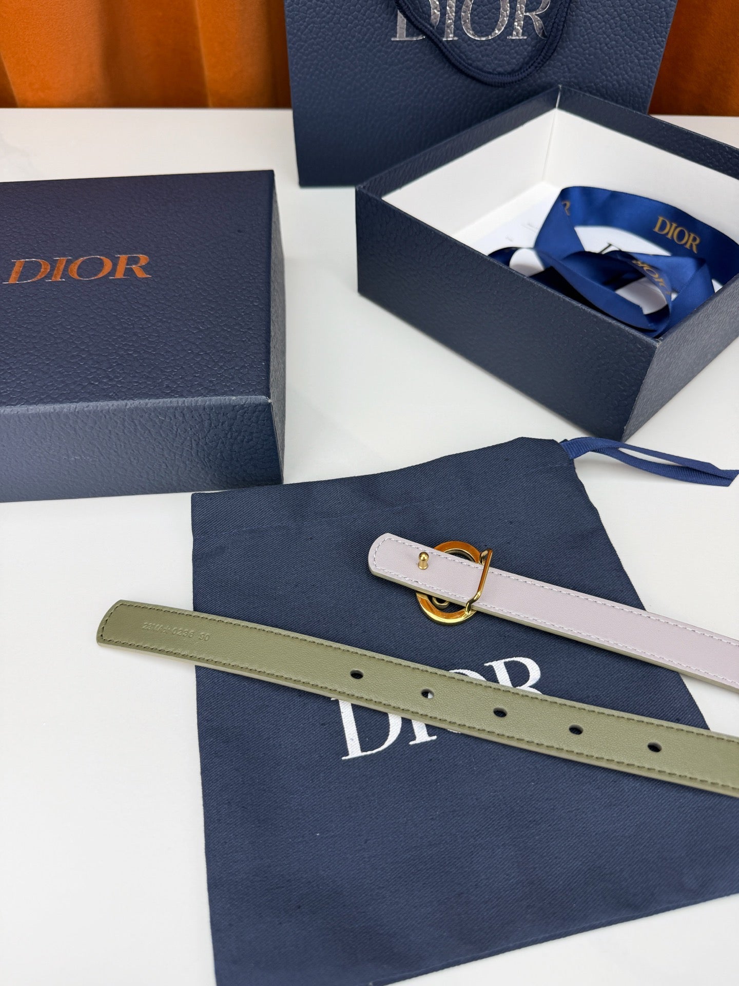Dior 2026 Reversible CD Icon Belt 20mm Calfskin
