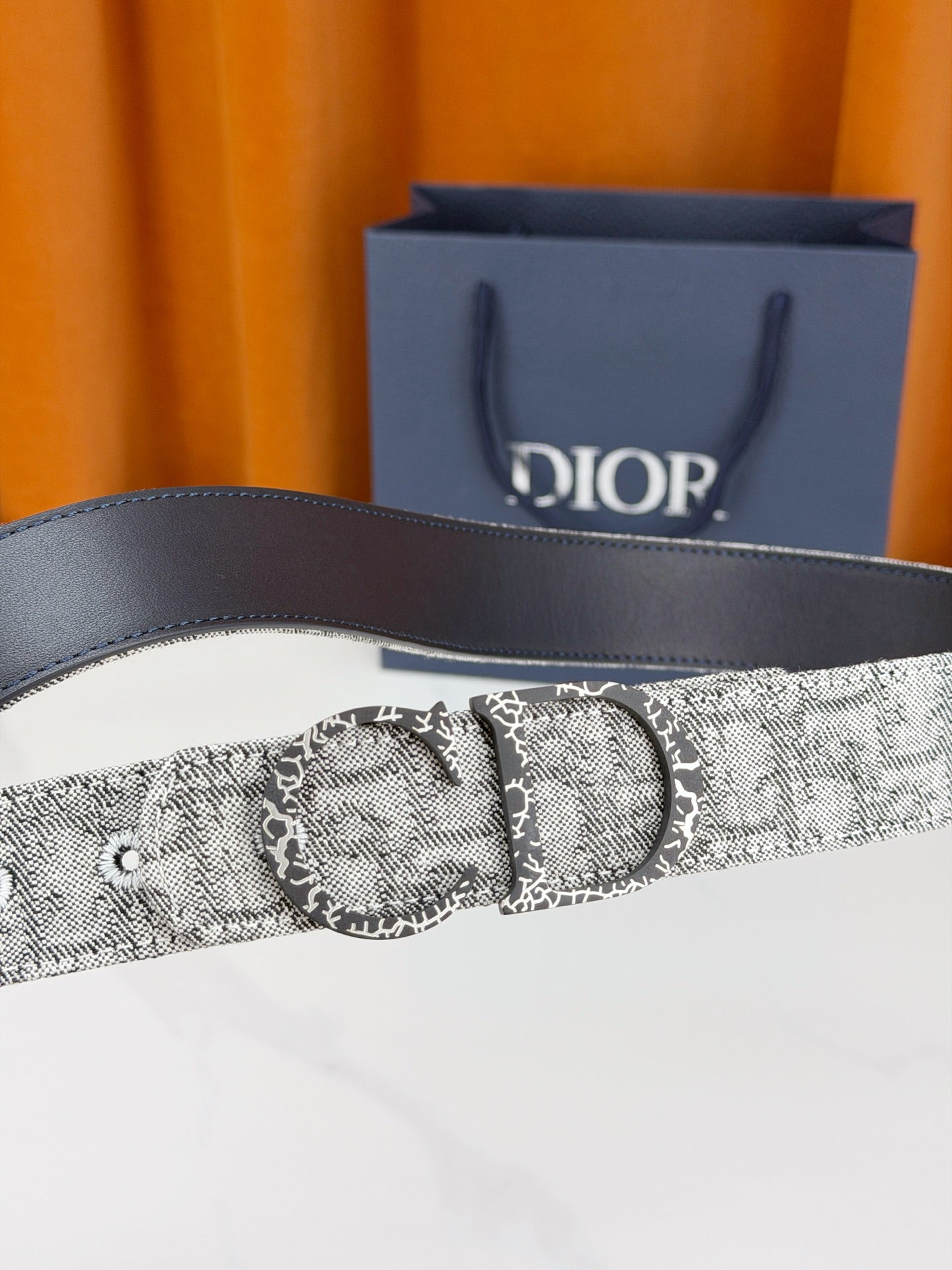 Dior 2026 Double CD Buckle Belt 35mm Canvas