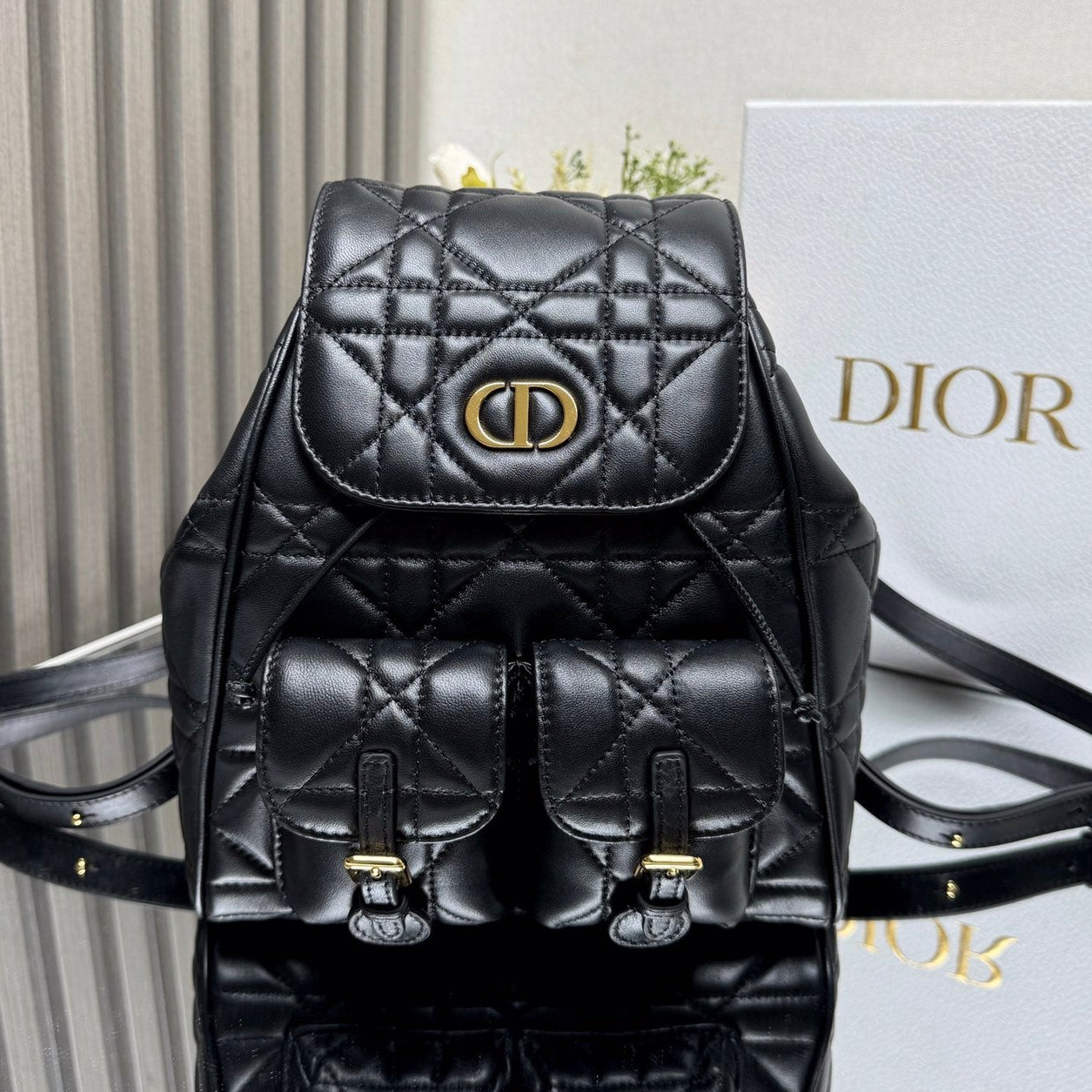 Dior 2026 Caro Backpack Lambskin