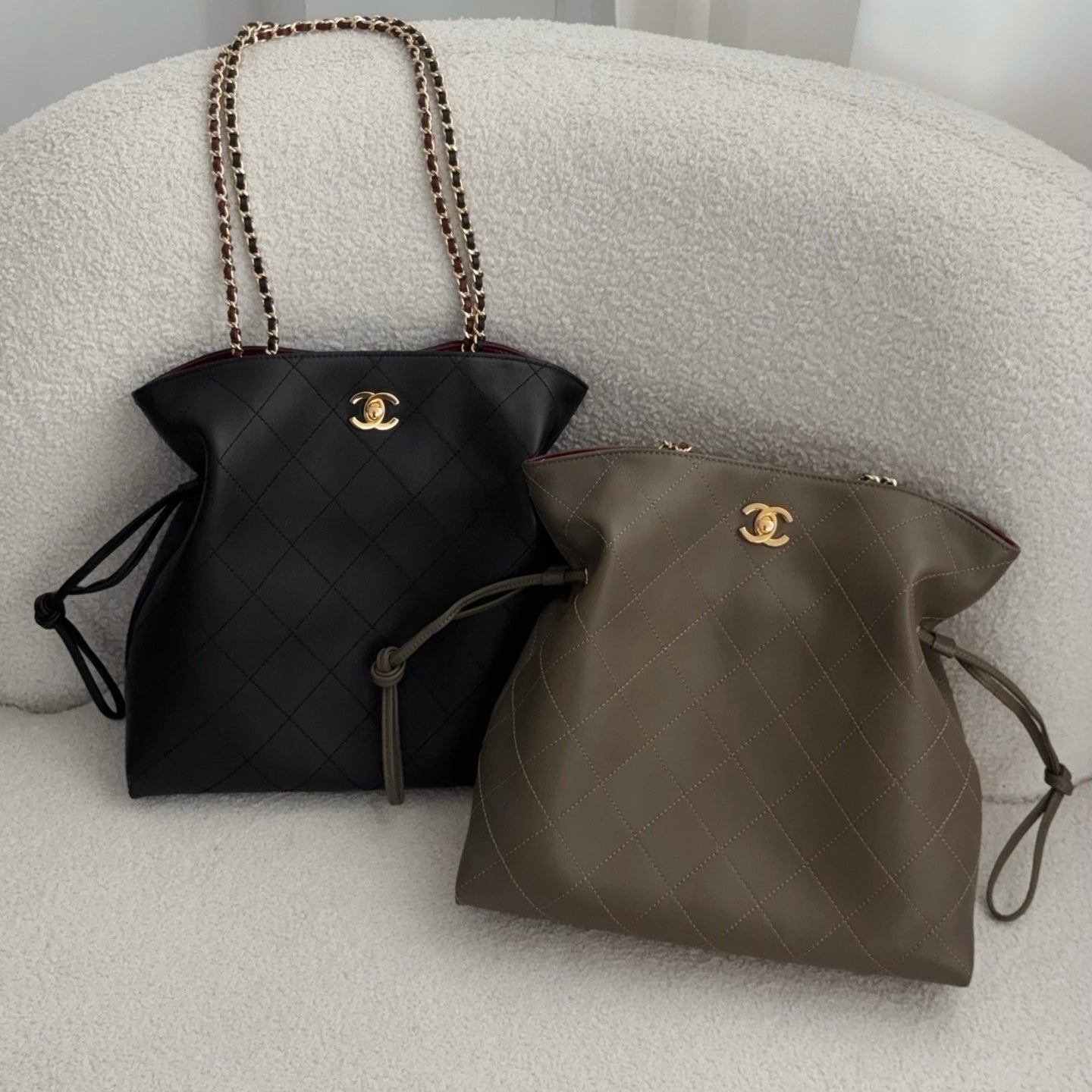 Chanel 2026 Lucky Tote Bag 34cm Lambskin