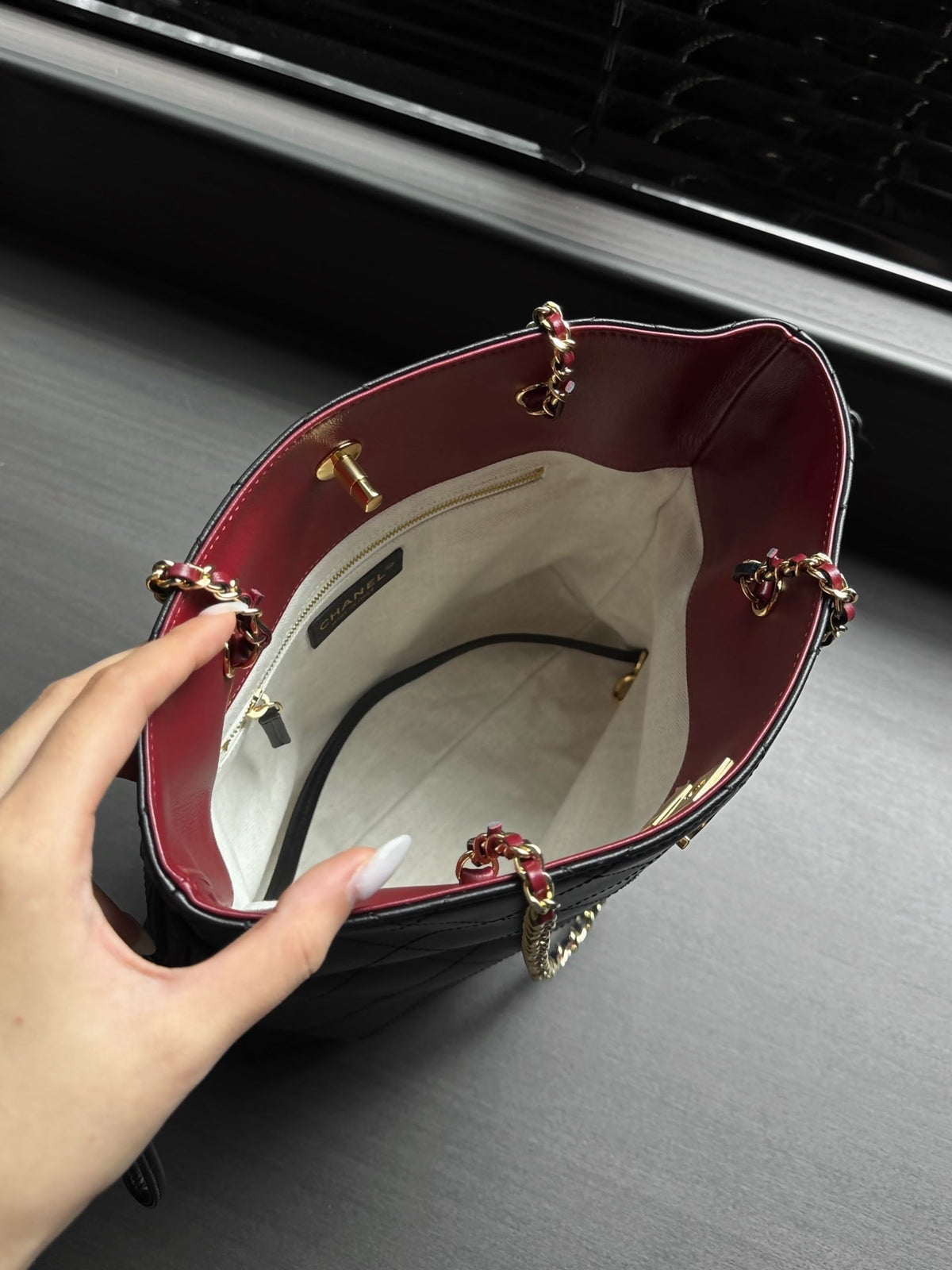 Chanel 2026 Lucky Tote Bag 34cm Lambskin
