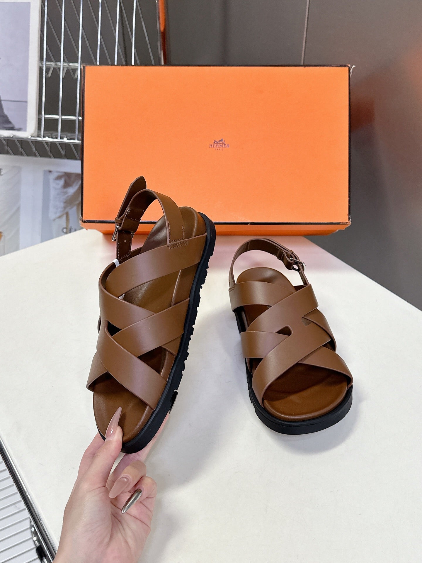 HM  Sandal Sheepskin and TPU 252679