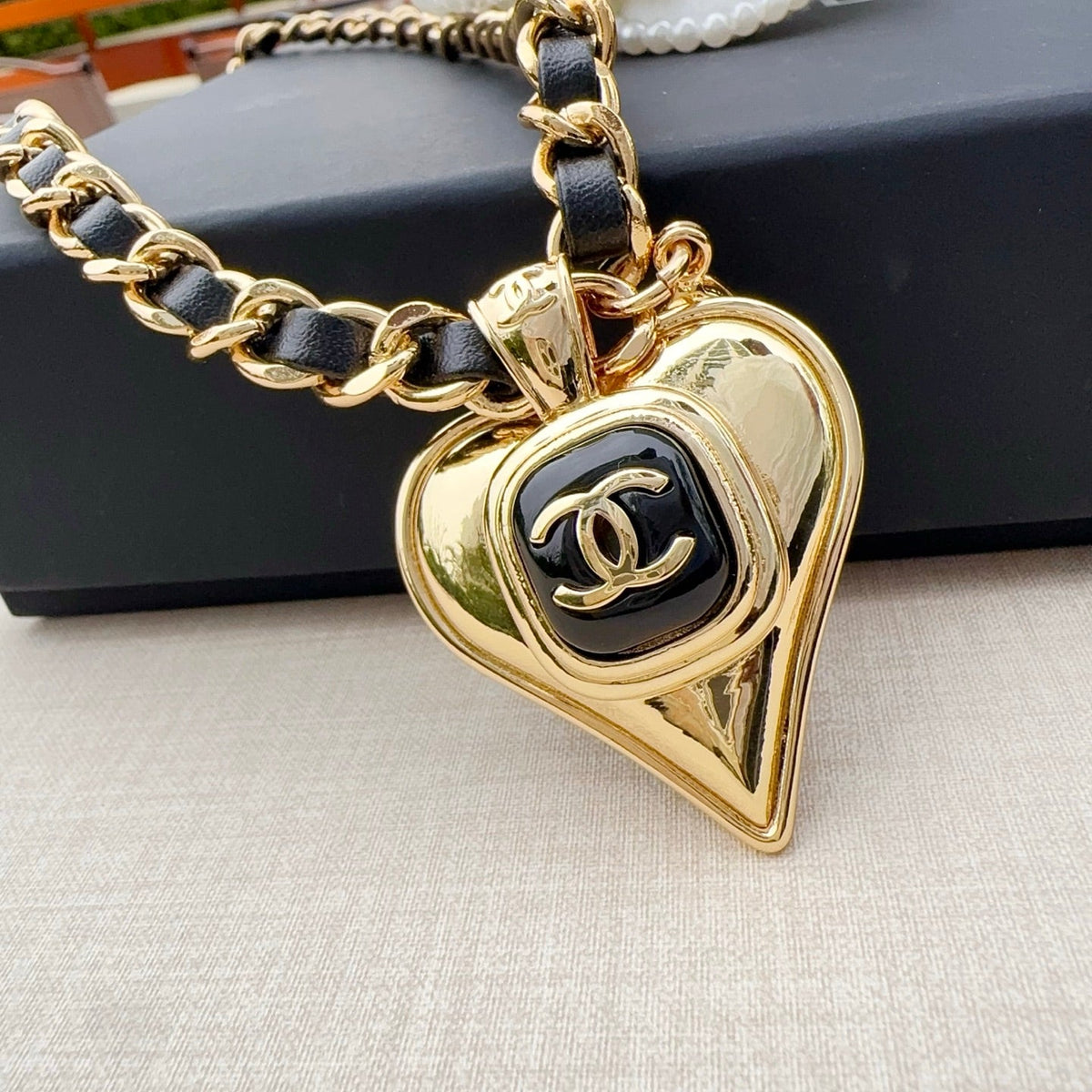Chanel 2026 Heart Charm Chain Belt 201304