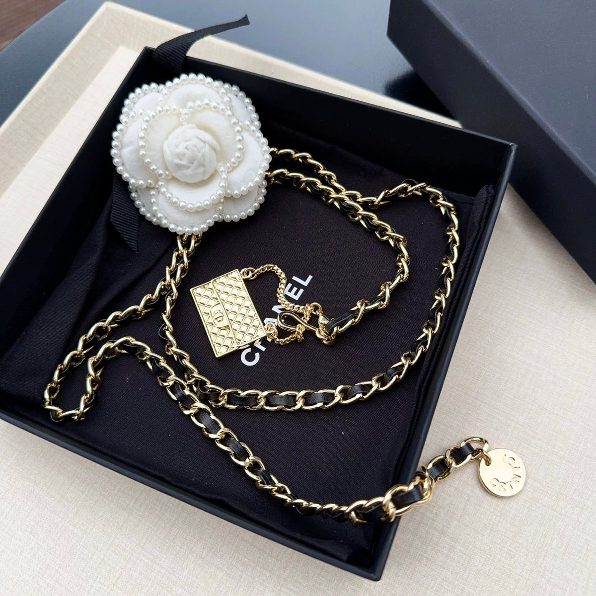 Chanel 2026 Mini Bag Charm Chain Belt 204537