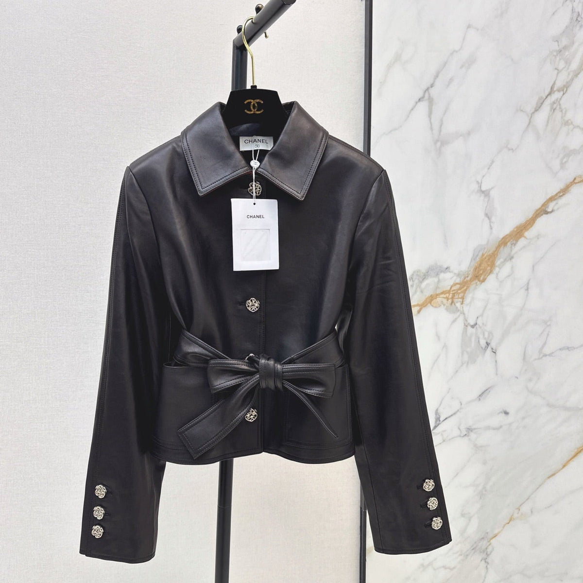 Chanel 2026 Jacket Black Leather 787529