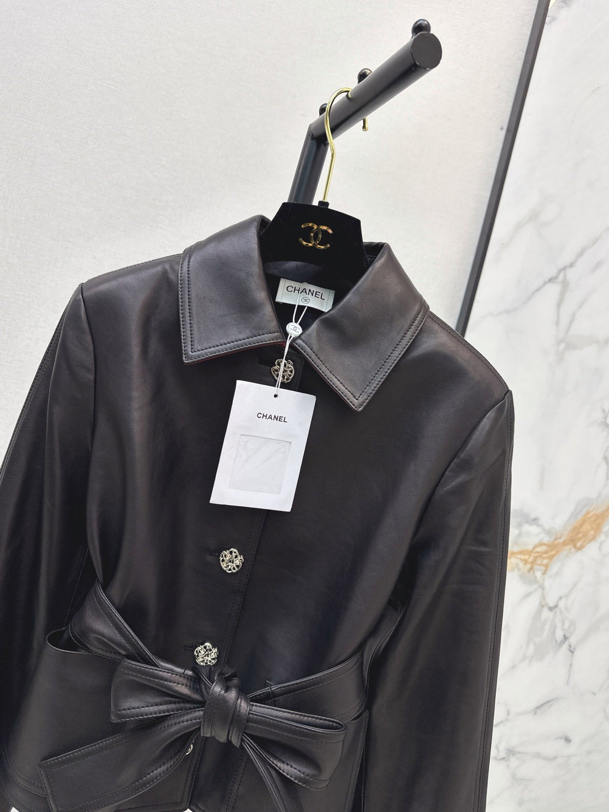 Chanel 2026 Jacket Black Leather 787529