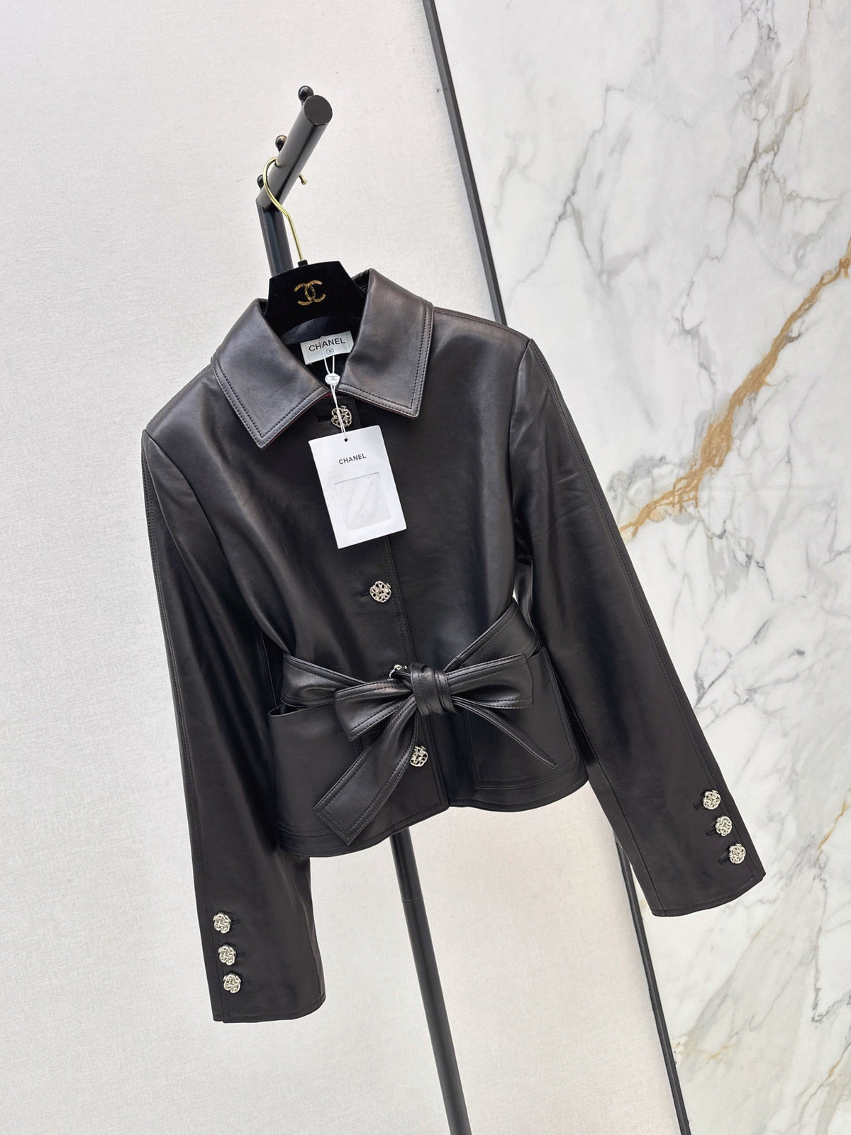 Chanel 2026 Jacket Black Leather 787529