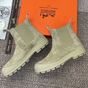 HM 25  Chelsea Ankle Boots Taupe Suede 508487
