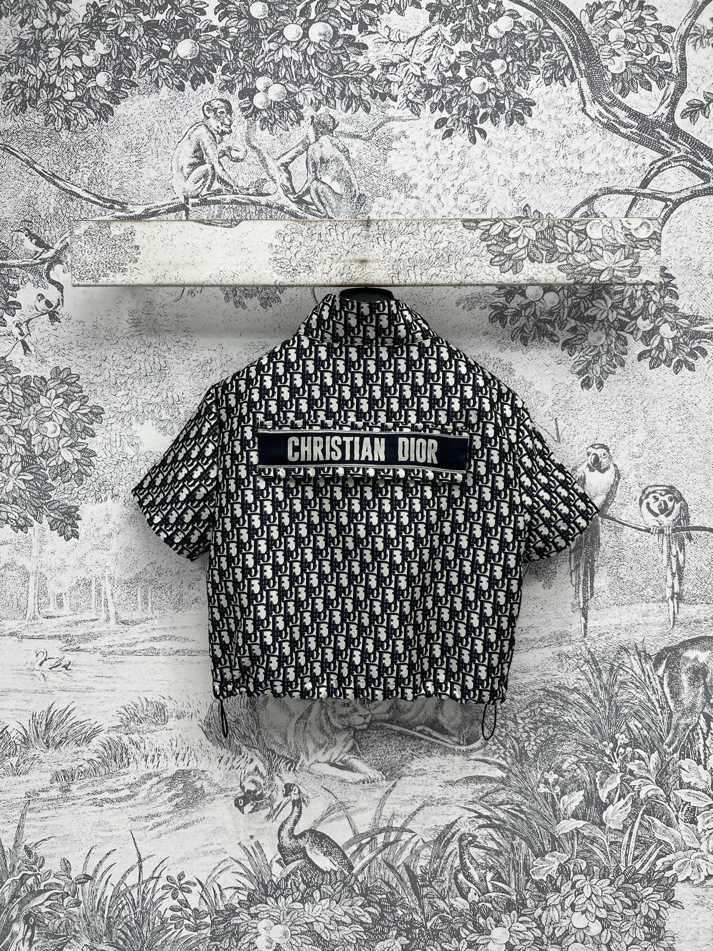CD 25 Logo Short Shirt Black Polyester