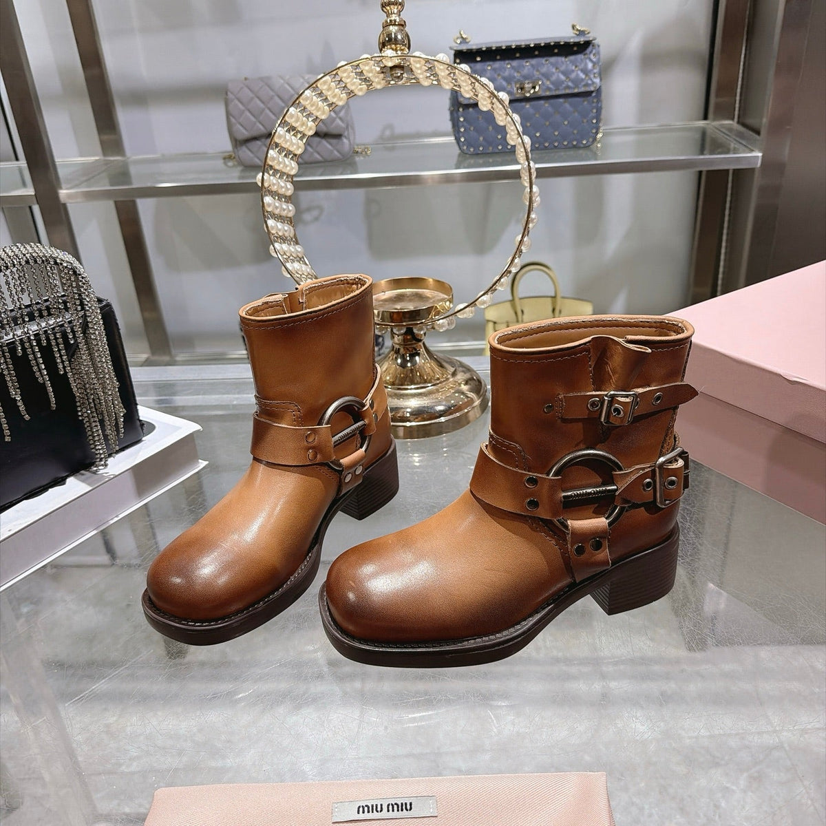 Miu Miu 2026 Siena Boots Calfskin 999617