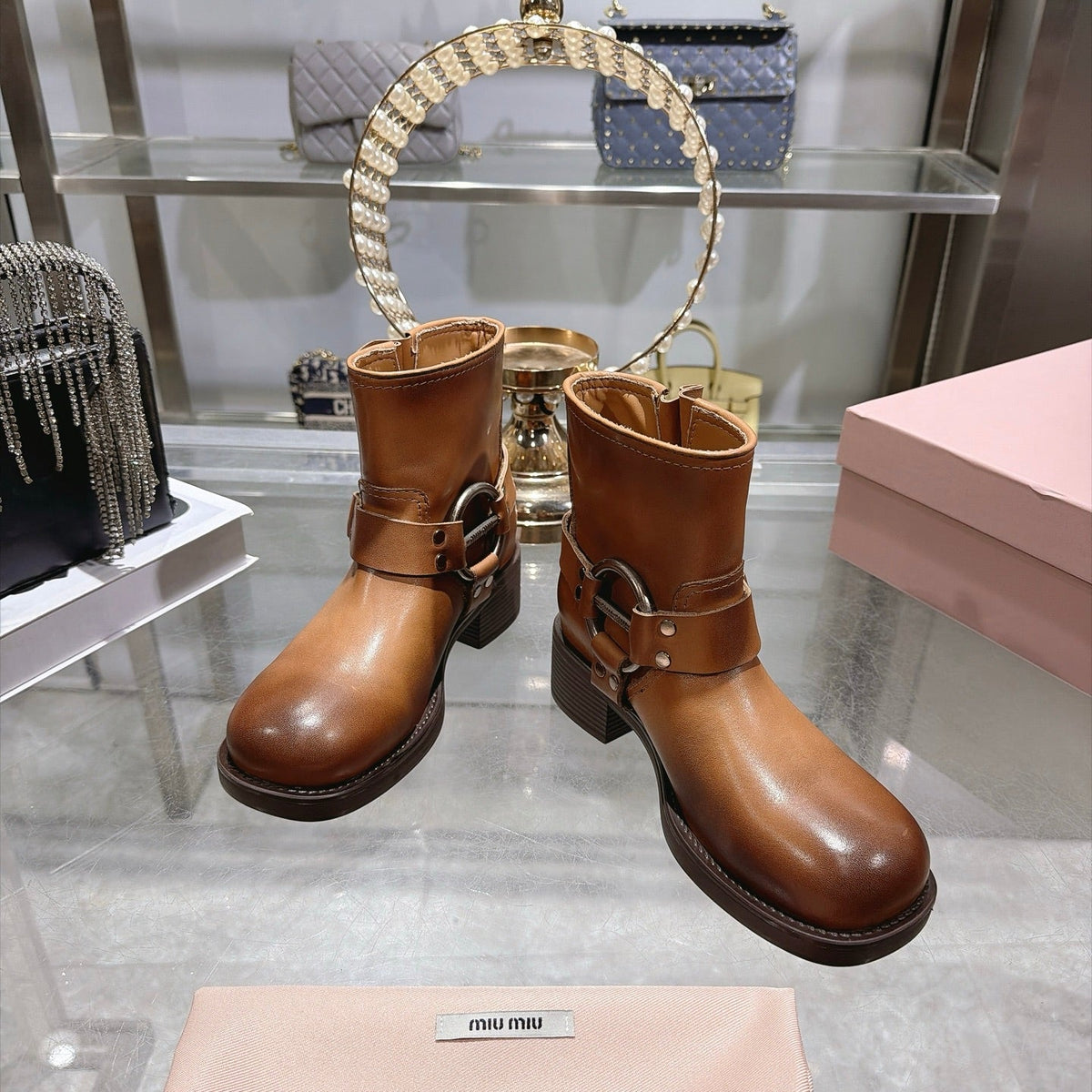 Miu Miu 2026 Siena Boots Calfskin 999617