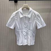 Prada 2026 Shirt White Cotton 399163