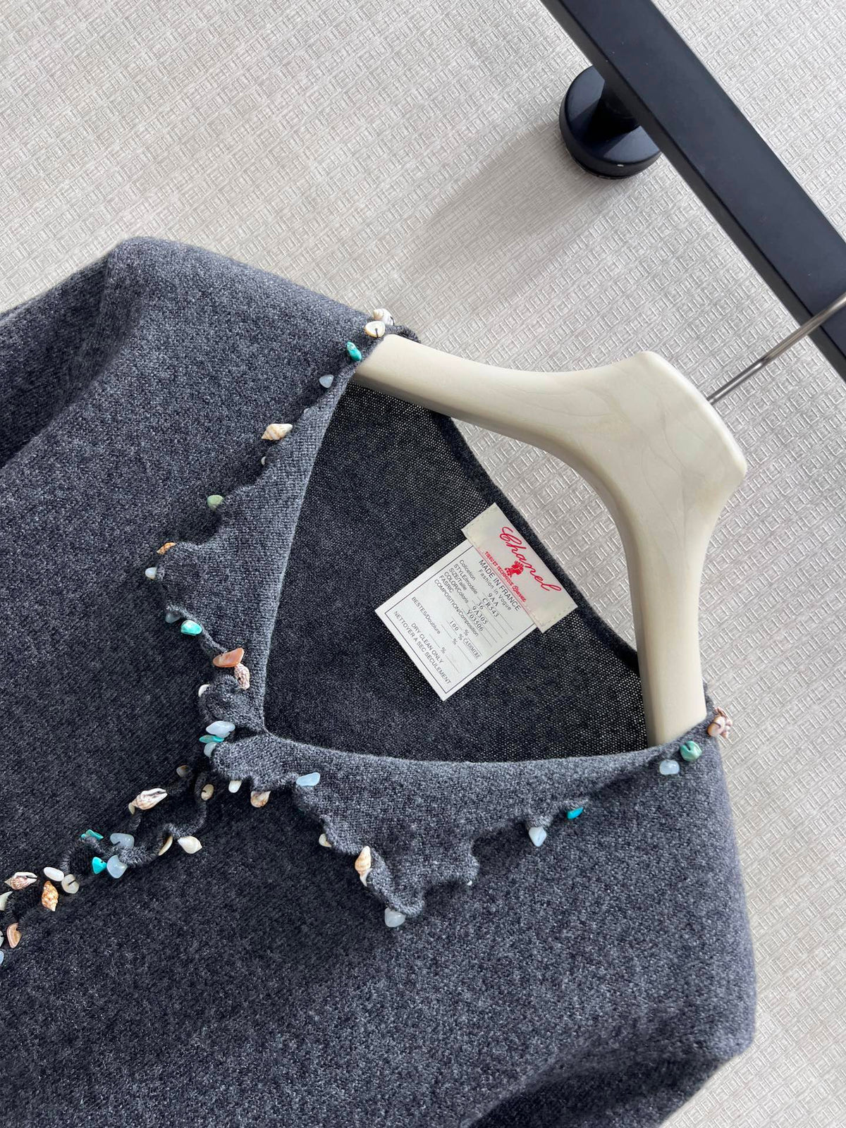 Chanel 2026 Cardigan With Bead And Rhinestone Embellishments 425523