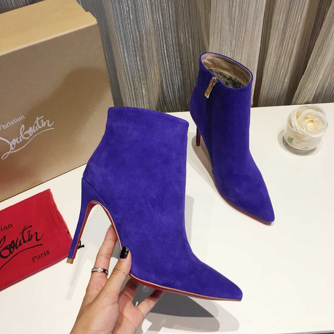 CL So Kate Booty Ankle Boots 100mm Suede Elektra