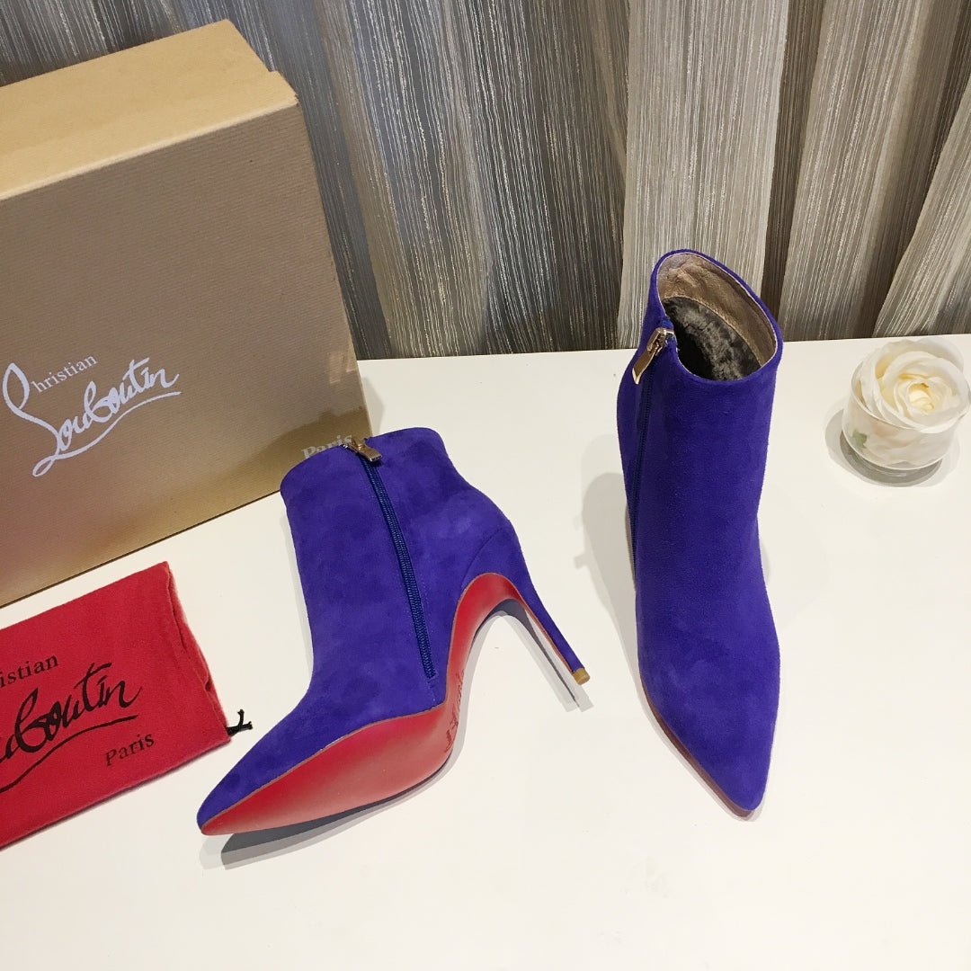 CL So Kate Booty Ankle Boots 100mm Suede Elektra