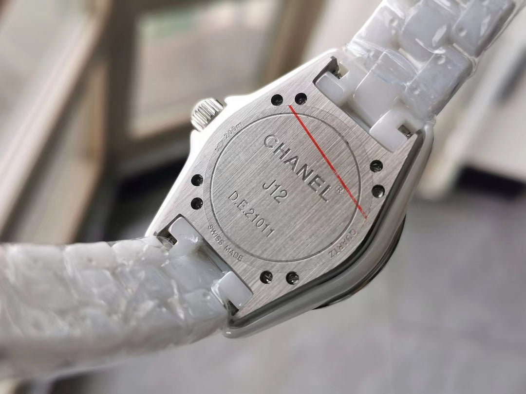 J12 38mm Quartz 20Th Anniversary White Ceramic