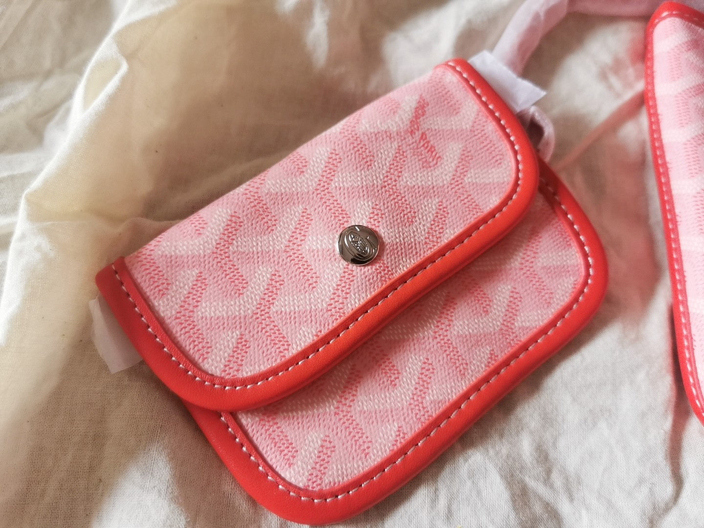 MINI HOBO BOHEME 38CM PINK CANVAS