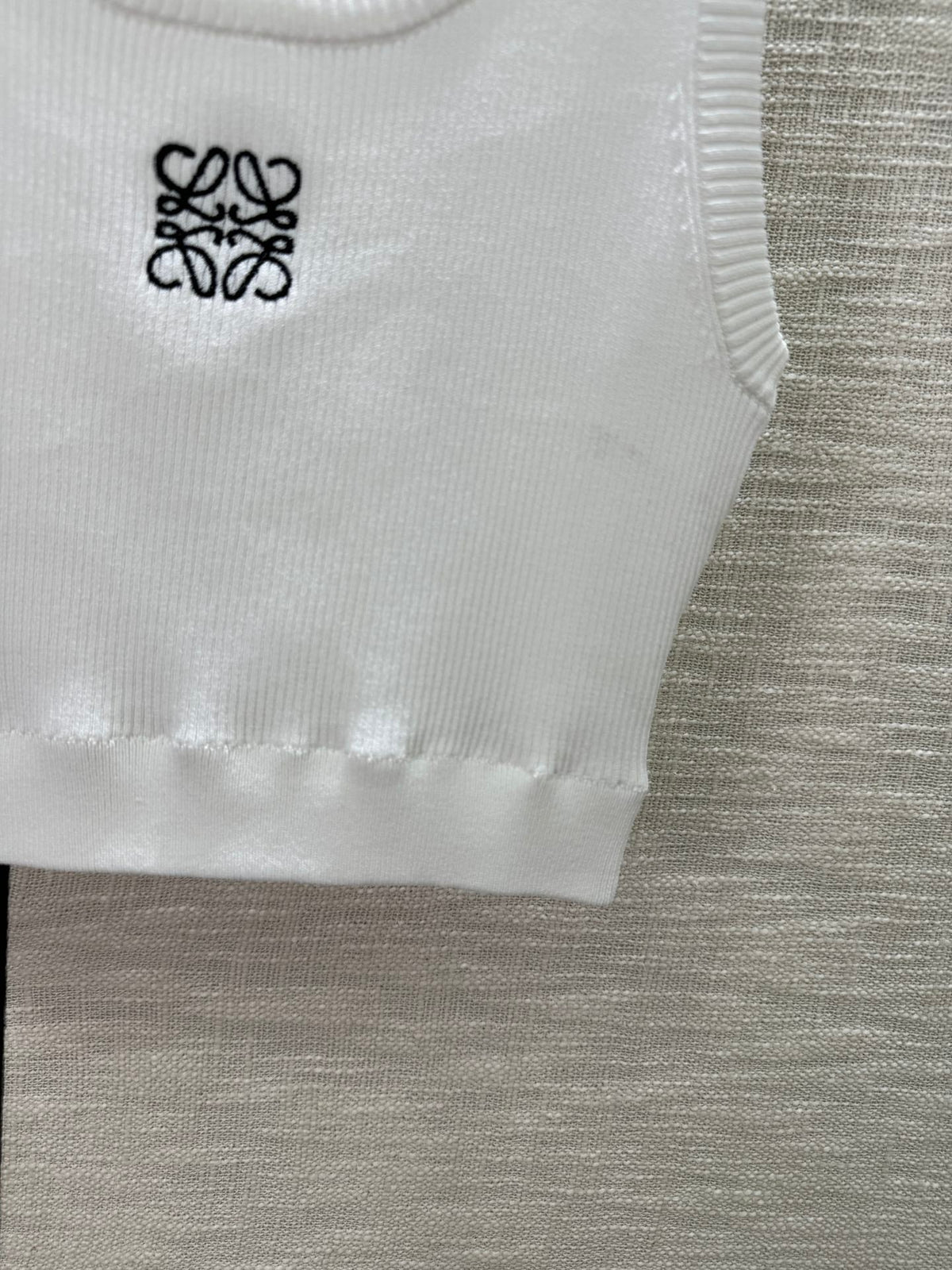 Loew Cropped Anagram Tank Top