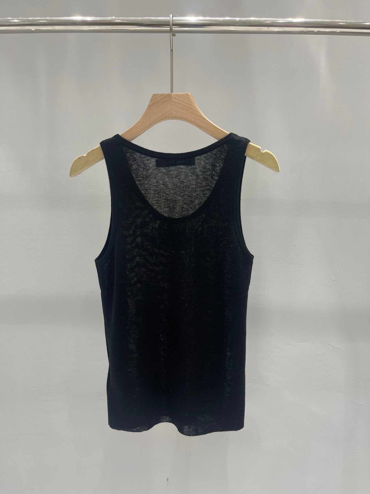 CD Embroidered Knitted Vest