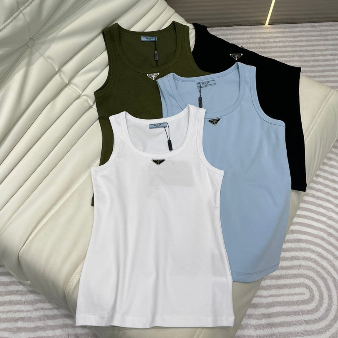 Pra Ribbed Knit Jersey Tank Top