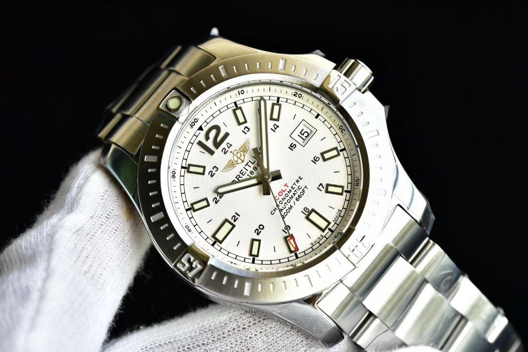 COLT AUTOMATIC 200M STAINLESS STEEL WHITE DIAL