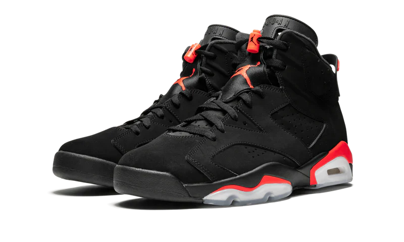 Nike Air Jordan 6 Retro Black Orange Velvet Leather