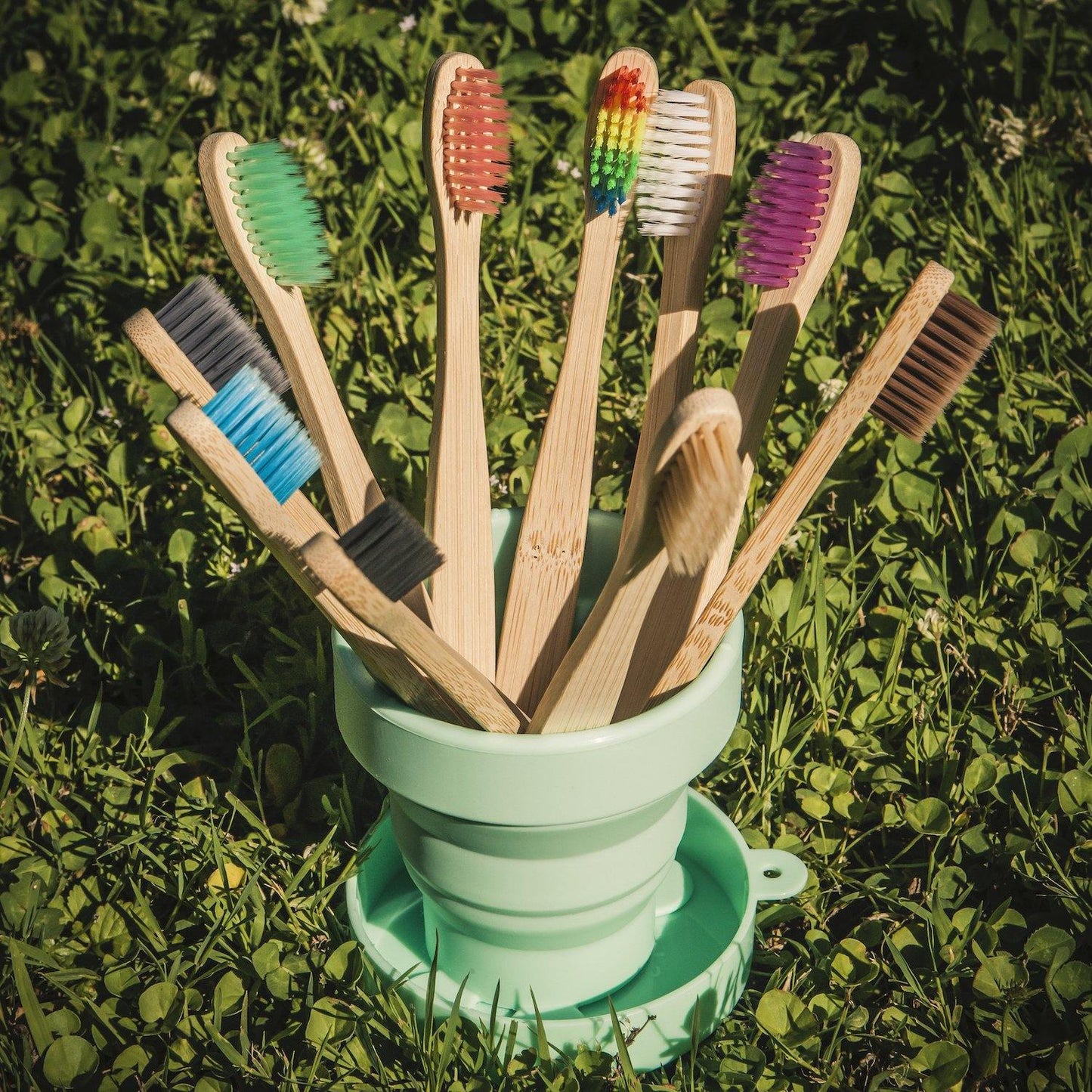 Natural Bamboo Toothbrush Soft Bristles Pack of 50 - Earth Thanks - Natural Bamboo Toothbrush Soft Bristles Pack of 50 - natural, vegan, eco-friendly, organic, sustainable, bamboo, bathroom, body care, compostable, health, non toxic, organic, portable, recyclable, recycle friendly, reusable, self-care, teeth, toilet, toothbrush, travel, unisex, vegan friendly