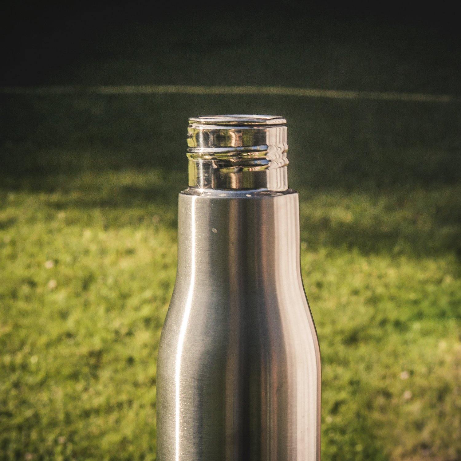 Stainless Steel Insulated Water Bottle - Earth Thanks - Stainless Steel Insulated Water Bottle - natural, vegan, eco-friendly, organic, sustainable, bottle, camping, coffee, container, cup, dinner, dinnerware, drink, drinking cup, food storage, fresh, home, home care, house, insulated, liquid, lunch, metal, milk, non toxic, nylon, office, outdoor, portable, recyclable, recycle, recycle friendly, reusable, save food, stainless steel, steel, sterile, tableware, tea, travel, vegan friendly, water