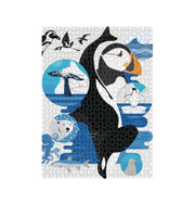 Raised by Waves Recycled Cardboard Jigsaw Puzzle - 1000 Pieces - The Ultimate Sustainable and Fun Puzzle