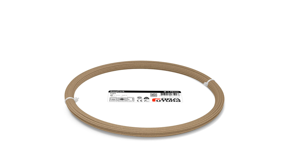 PLA-based 3D Printer Filament with 30% Cork Particles