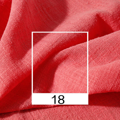 Soft Linen Cotton Fabric for Sewing and DIY Handmade Projects