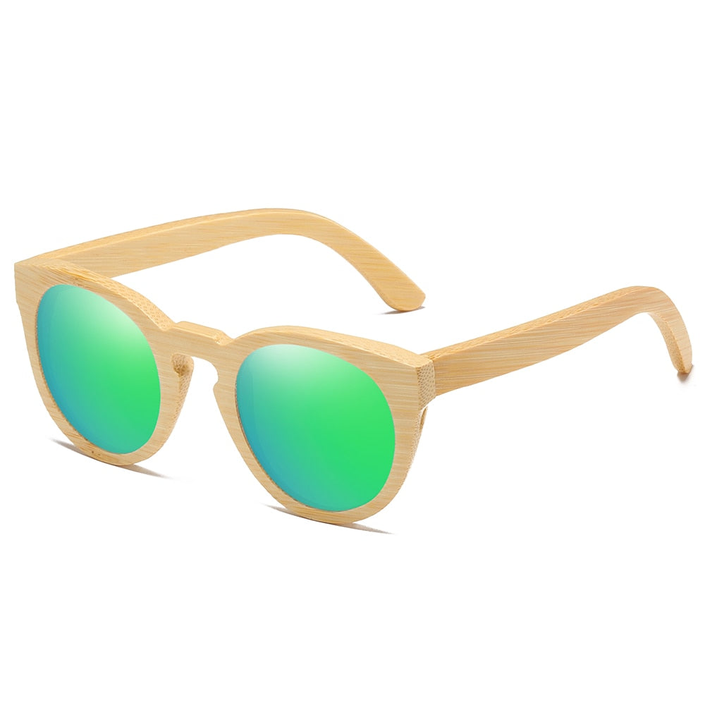 Eco-friendly Bamboo Wooden Polarized Sunglasses for Men and Women