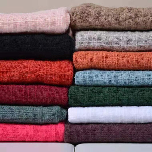 Soft Linen Cotton Fabric for Sewing and DIY Handmade Projects