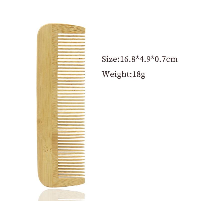 Bamboo Wood Wide Tooth Hair Comb - Earth Thanks - Bamboo Wood Wide Tooth Hair Comb - natural, vegan, eco-friendly, organic, sustainable, bamboo, biodegradable, natural, non-toxic, plastic-free, vegan, wood, wooden