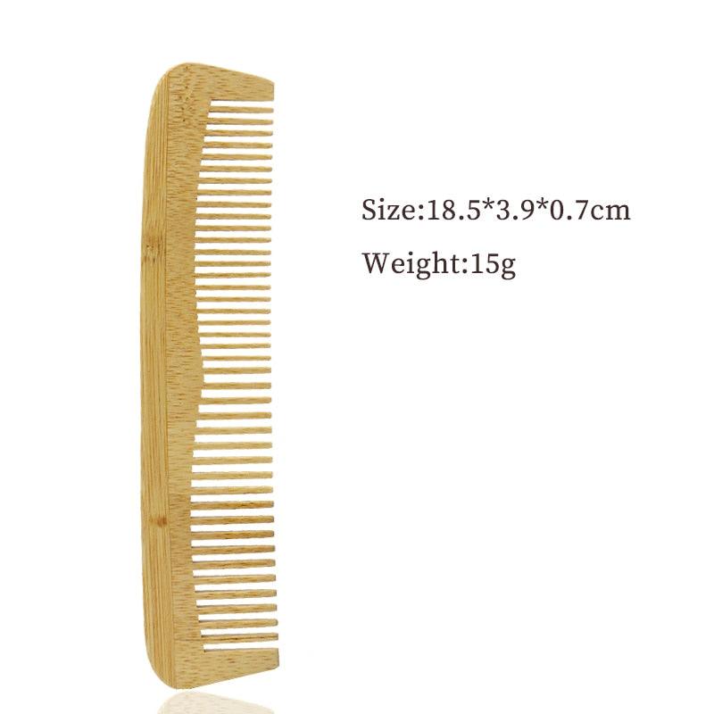 Bamboo Wood Wide Tooth Hair Comb - Earth Thanks - Bamboo Wood Wide Tooth Hair Comb - natural, vegan, eco-friendly, organic, sustainable, bamboo, biodegradable, natural, non-toxic, plastic-free, vegan, wood, wooden